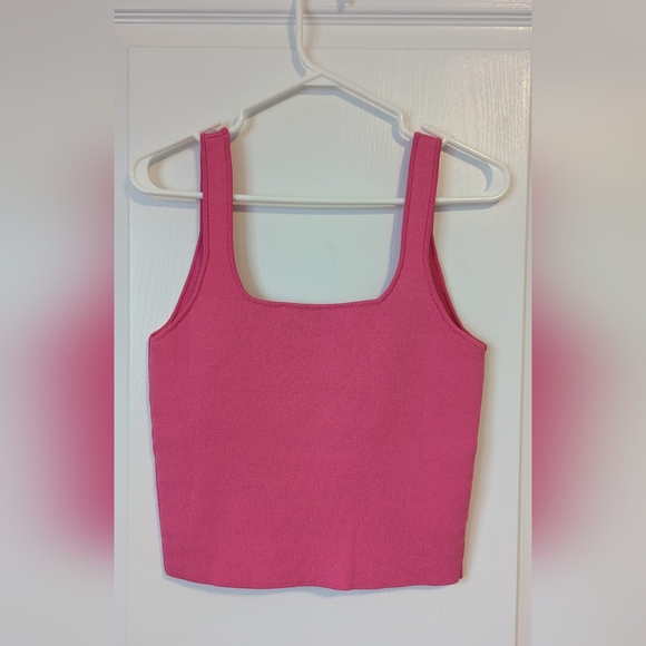 NWT Zara Basic Knit Crop Top - Picture 3 of 4